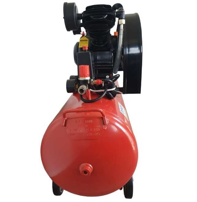 Компресор Elefant масляный компрессор повітряний 100 л з ремінною