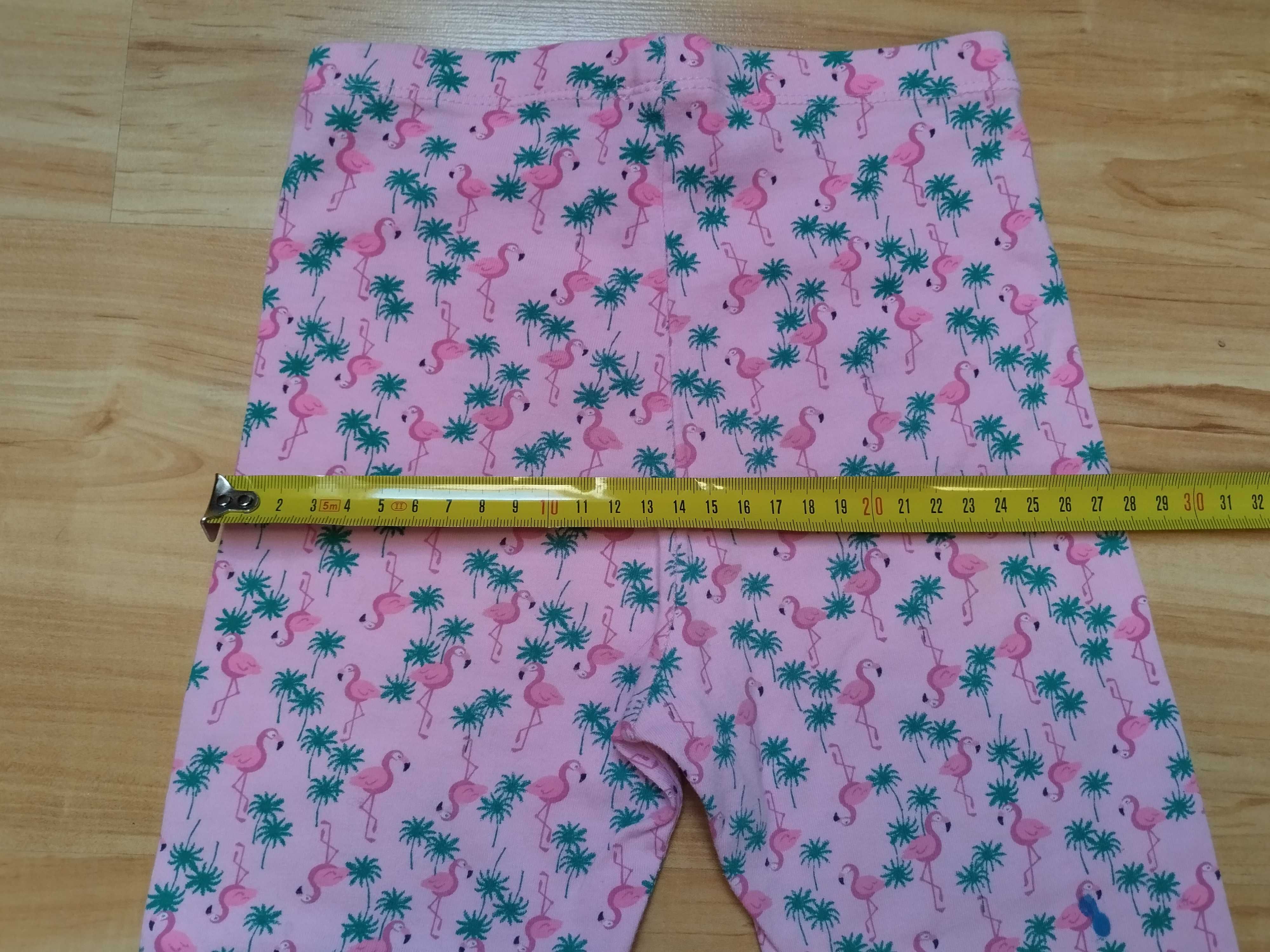 legginsy do kolana 122 C&A  flamingi getry leginsy