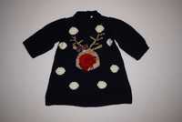 Next baby świąteczny zimowy sweter dziecięcy r 3M Boże Narodzenie