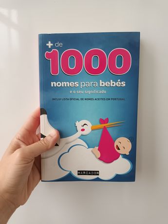Livro + de 1000 nomes para bebés