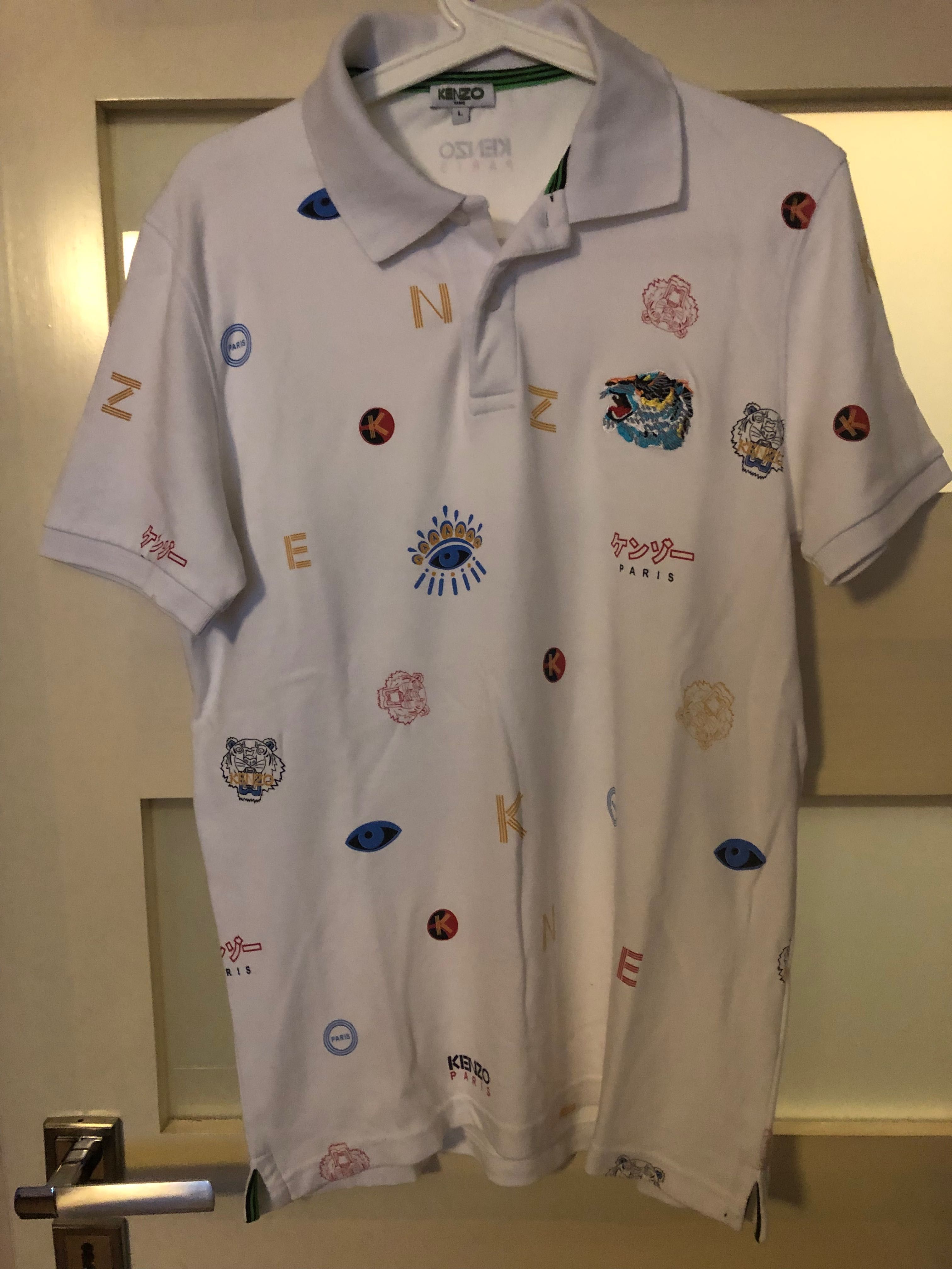 Kenzo koszulka polo t-shirt bawełna