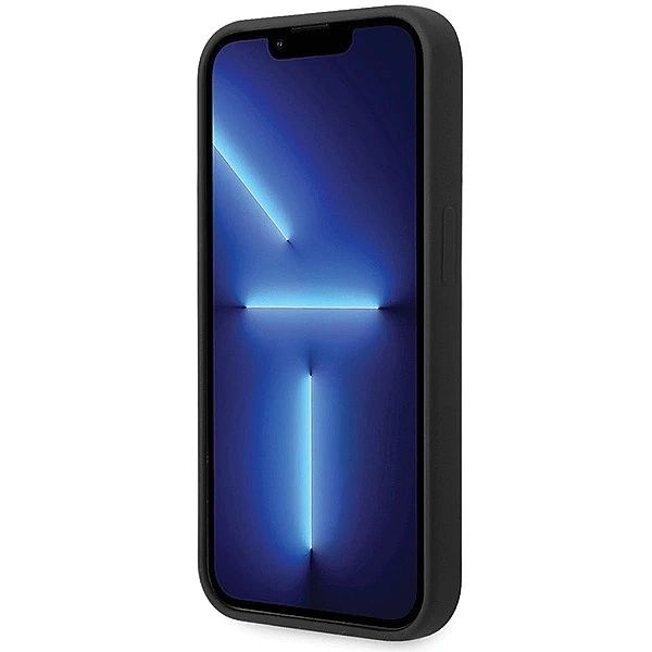 Etui BMW Silicone Pattern na iPhone 15 Pro Max - czarne