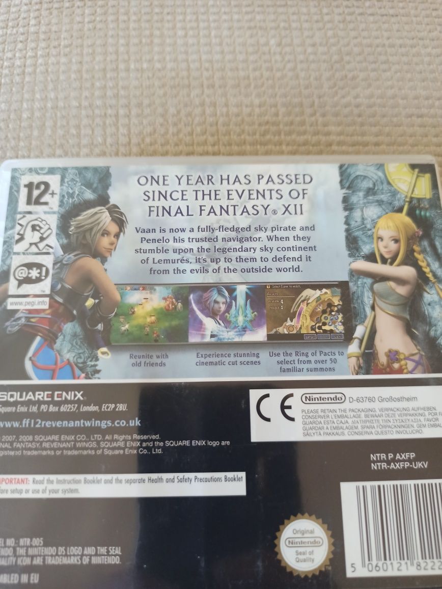 Final Fantasy XII Revenant Wings DS