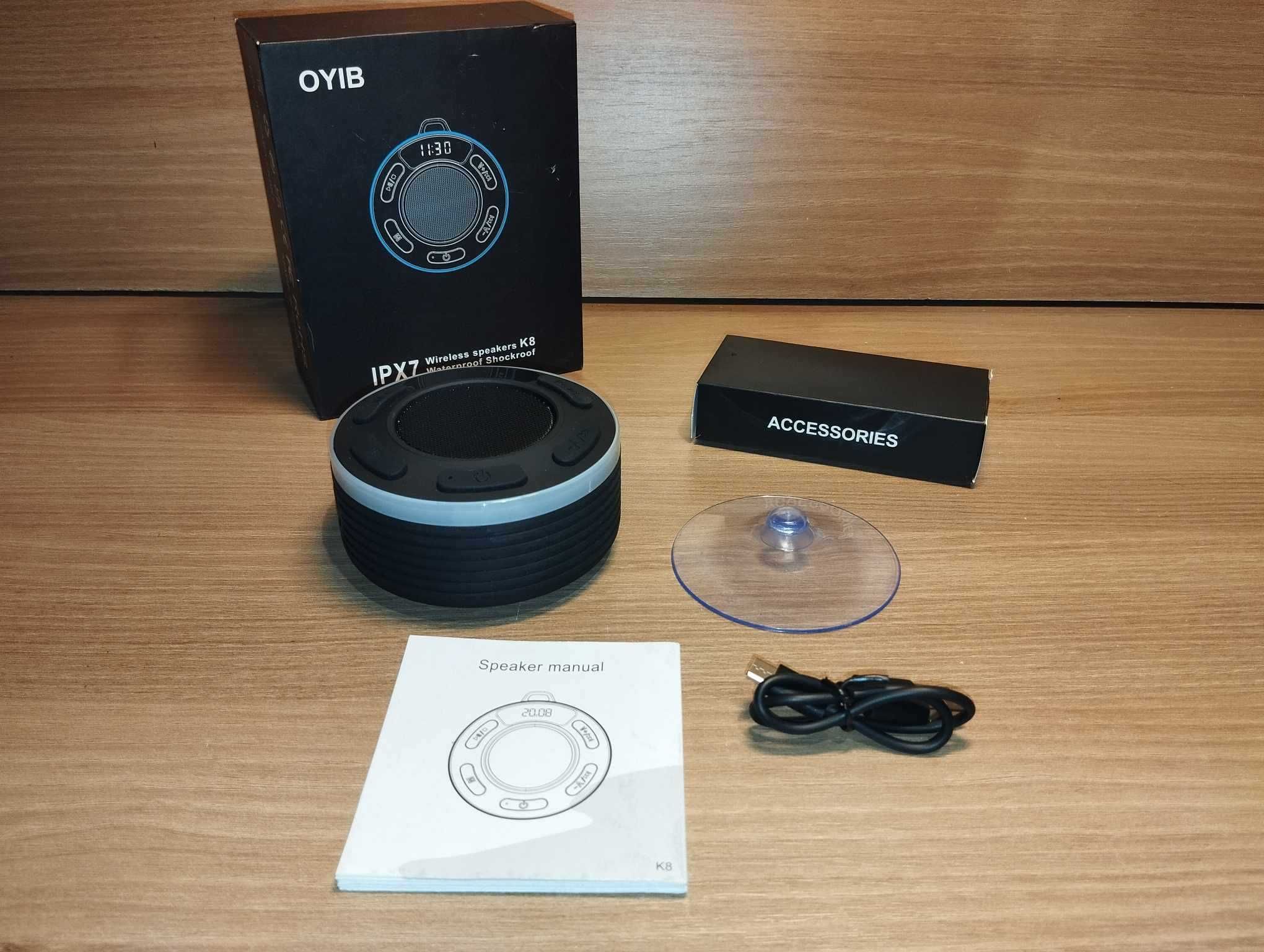 Głośnik Bezprzewodowy K8 Bluetooth 5.1 - Wodoodporny IPX7