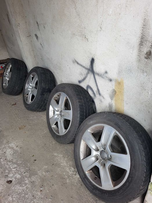 Opony zimowe z felgami audi