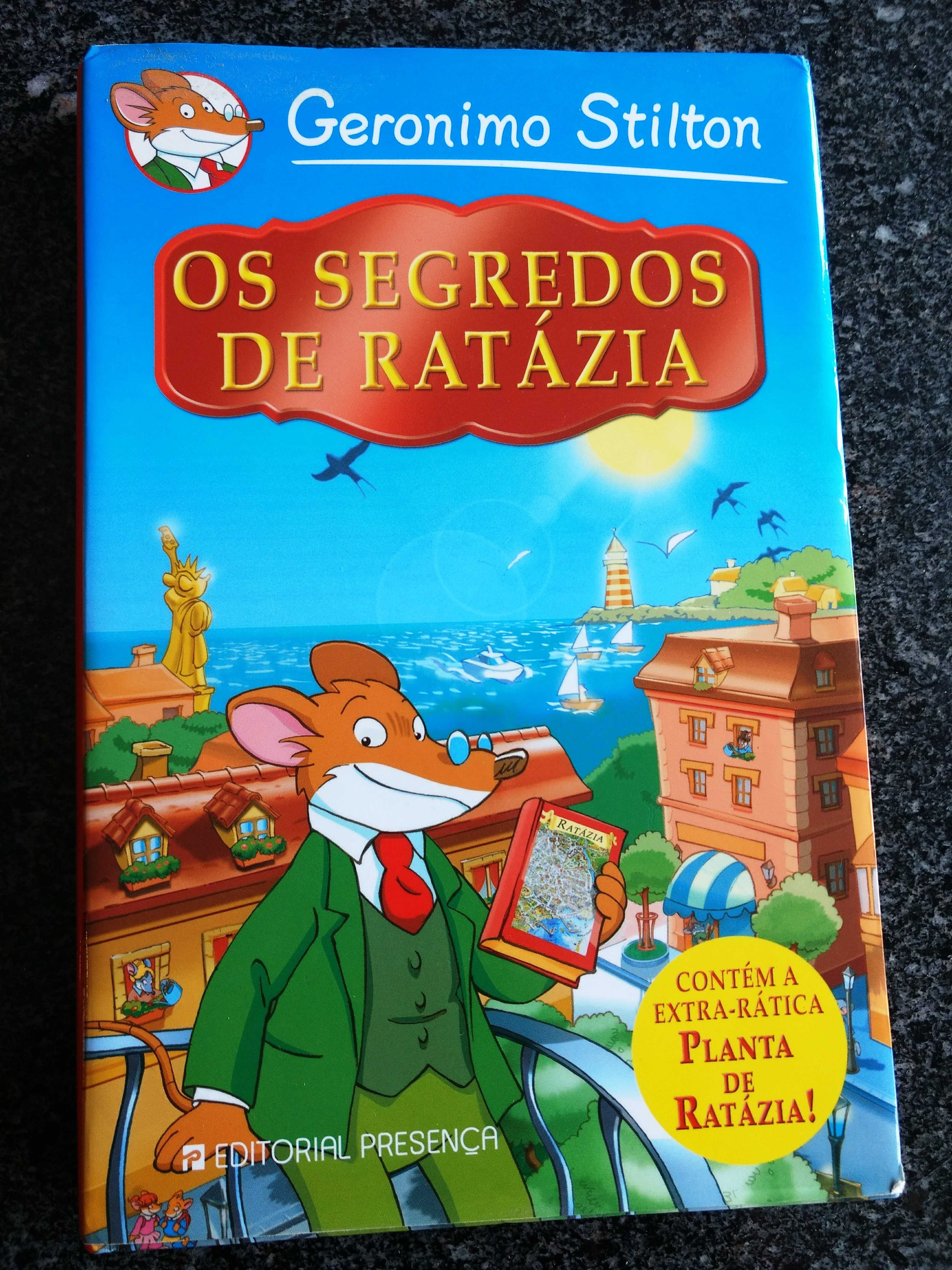 Livros Geronimo Stilton. Capa dura.