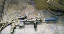 Глушник інтегрований AR-15 ПБС М16 саундмодер M4a1 Глушитель Sig Sauer