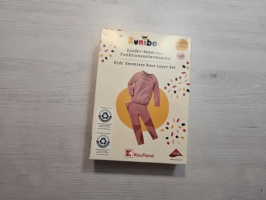 Дитяча термобілизна для дівчинки 98 104 110 116 kuniboo lupilu