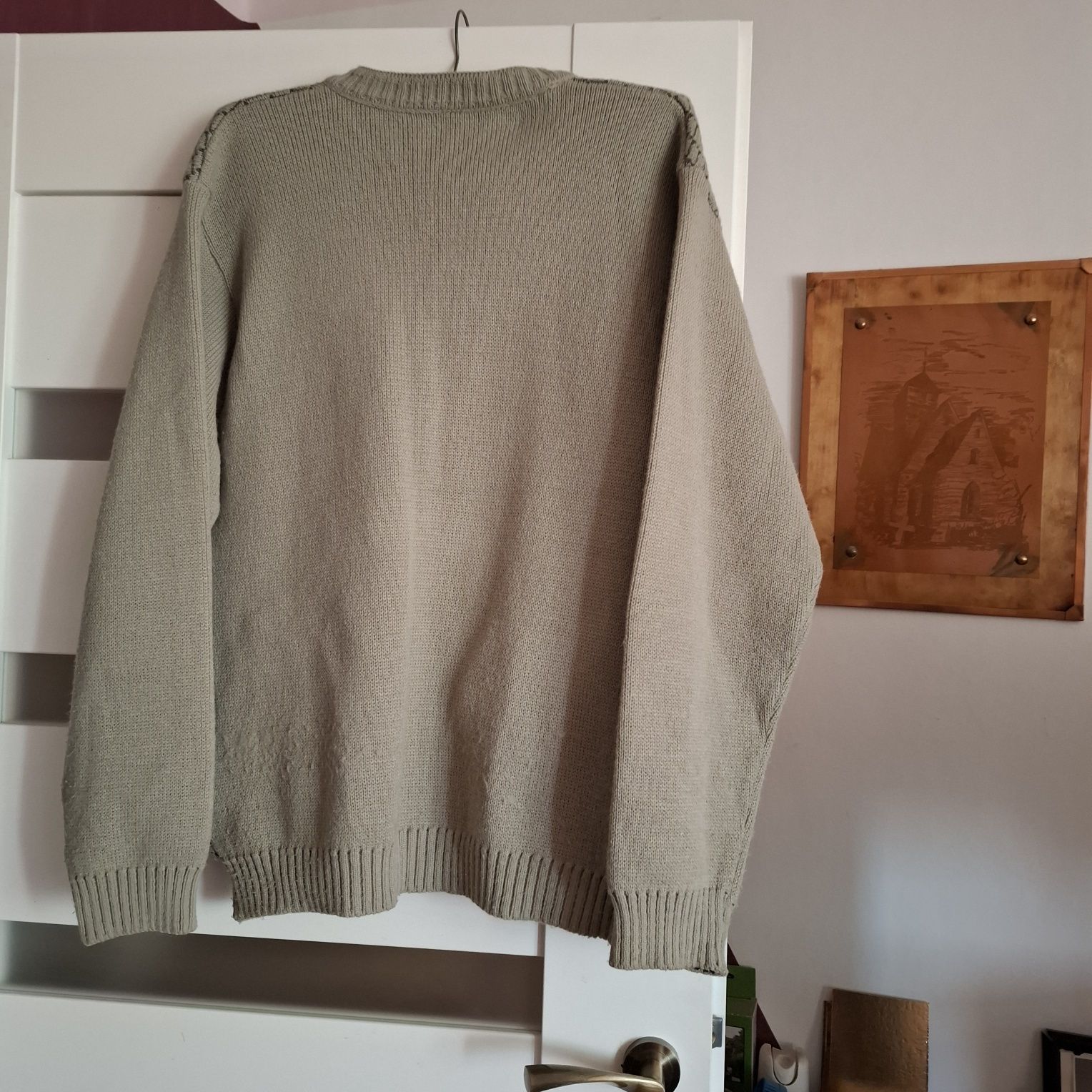 Męski sweter rozpinany