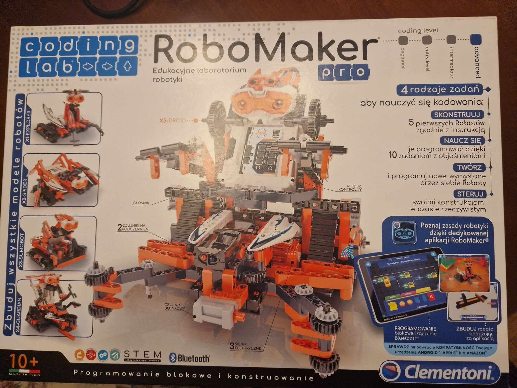 Robo Maker Pro, zdalnie sterowany robot do zbudowania,  NOWY