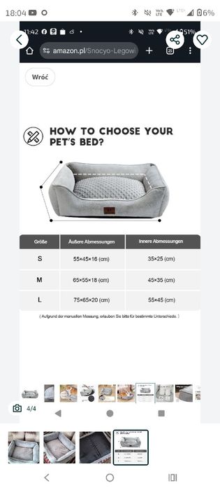 Legowisko łóżko snocyo