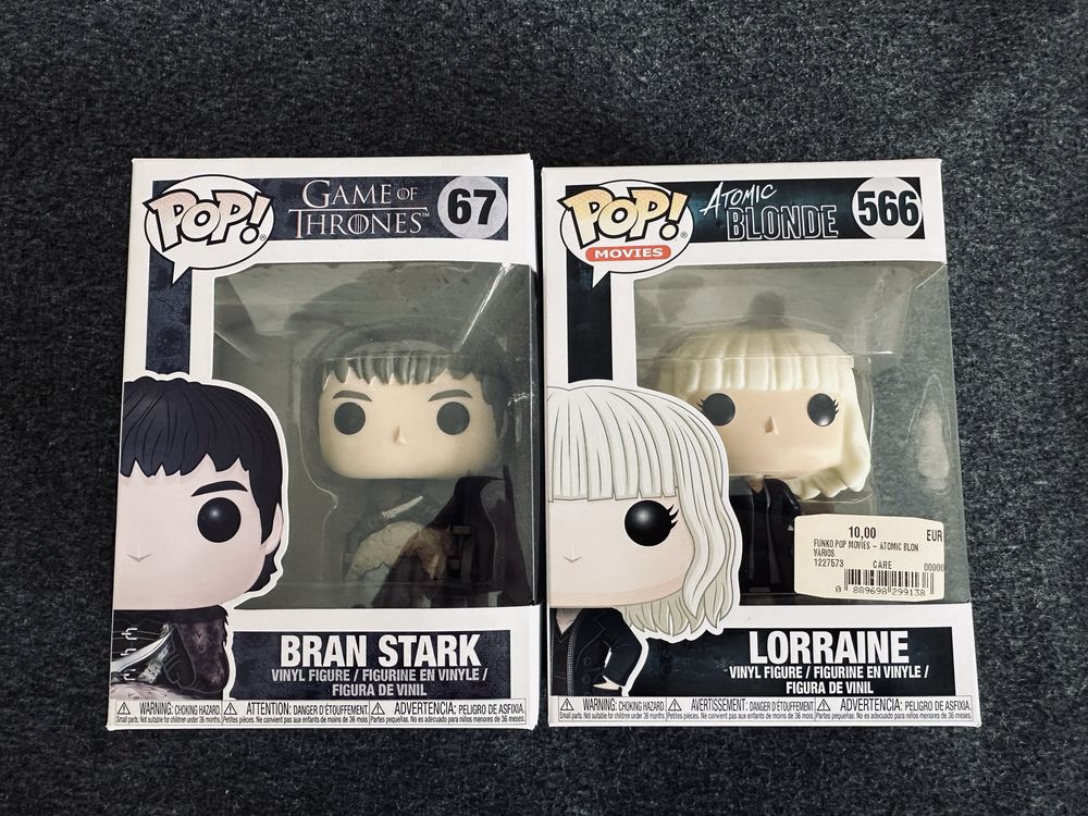 Funkos Lorraine (Atomic Blonde) & Bran Stark