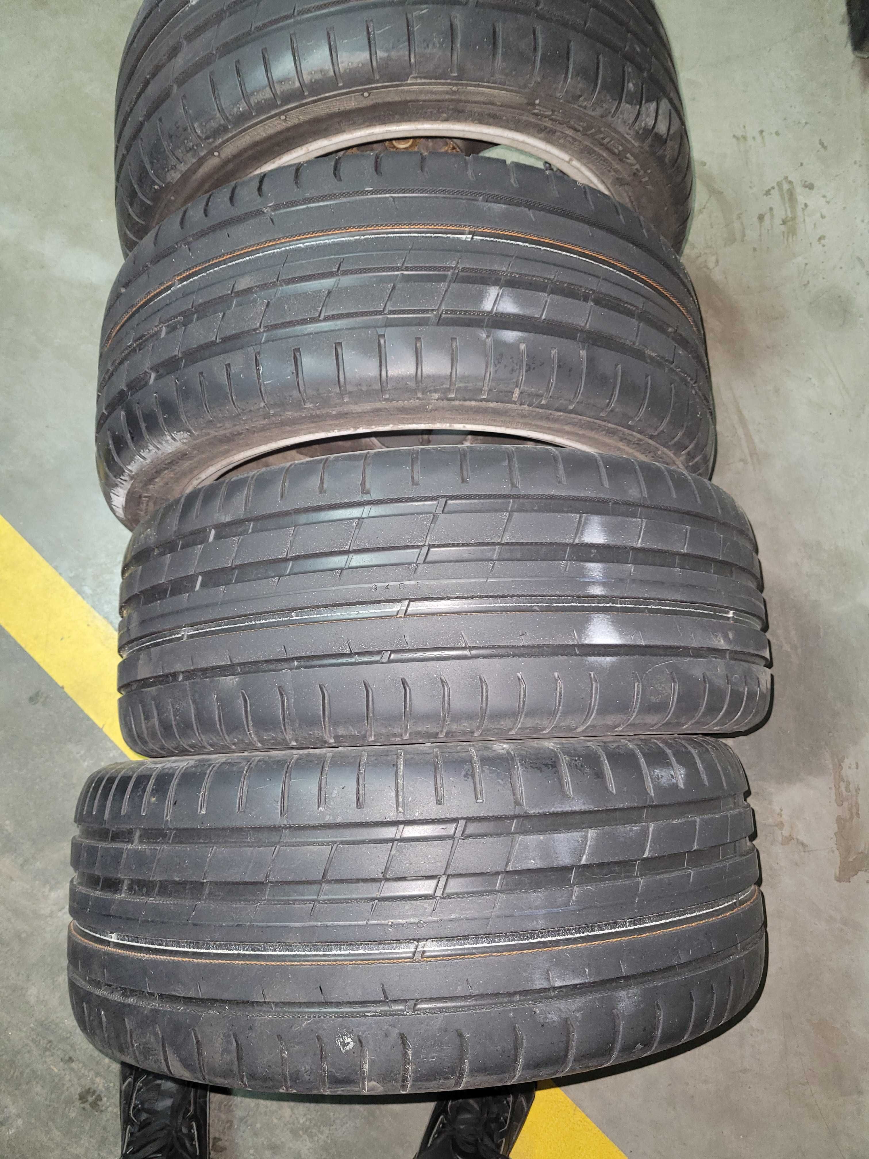 Opony Nokian Powerproof letnie 225/45/r17 z felgami kompletny.