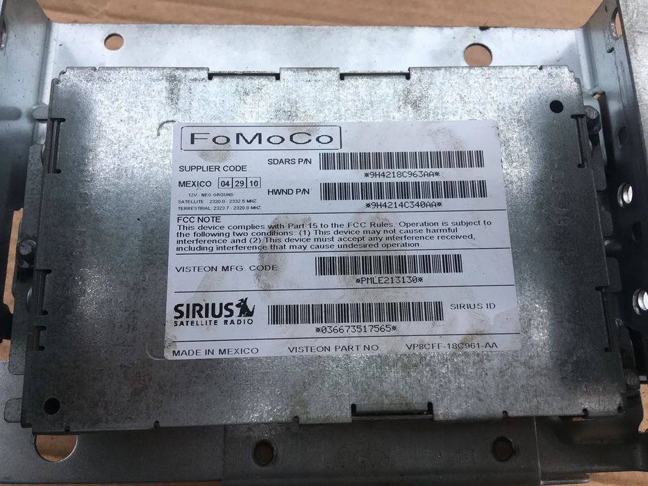 Tuner radio 9H42-18C963 Range Rover Sport L320 Lift