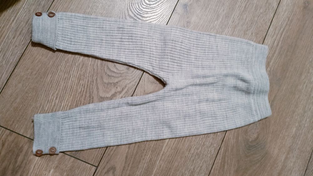 Leginsy szare roz 18/24m