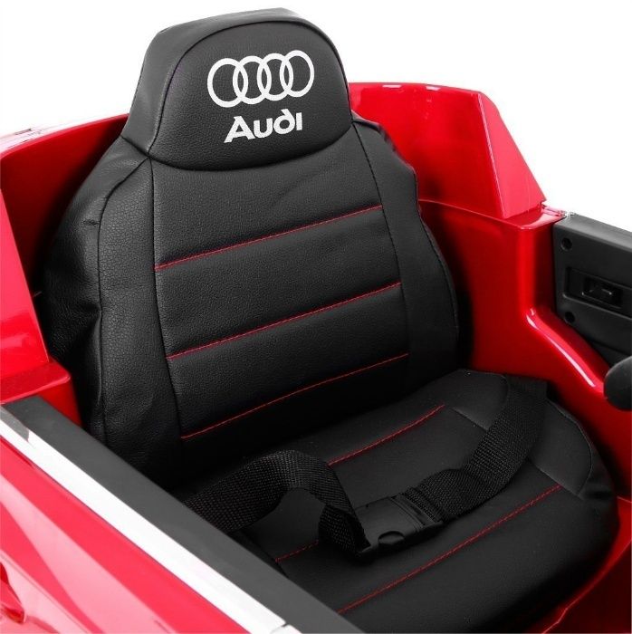 Auto na akumulator AUDI Q7 LAKIEROWANY ekoskóra z logo Audi/2X45W