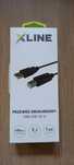 Przewód drukarkowy USB A/B 1,8 m XLINE