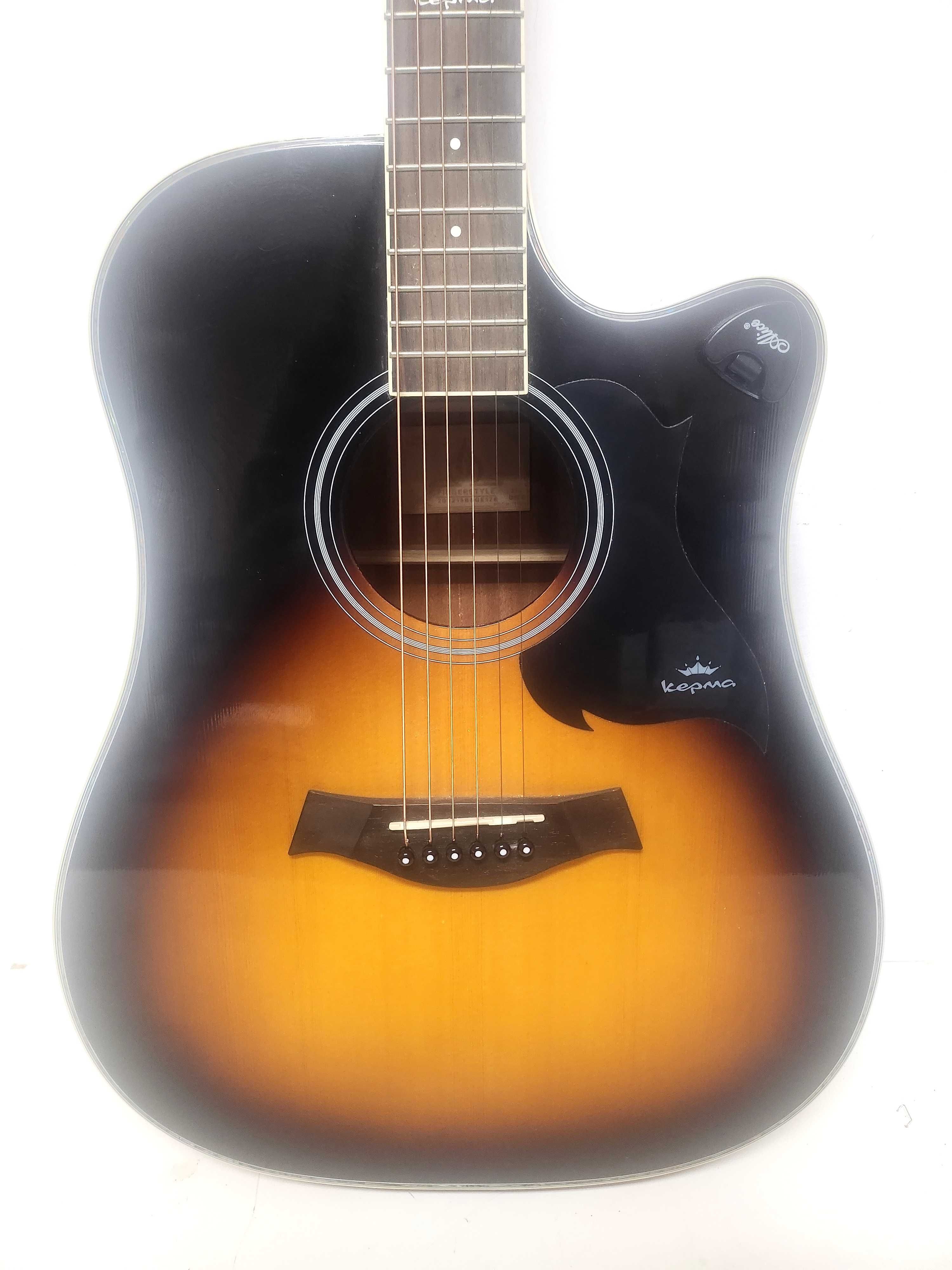 Gitara akustycznoelektryzna KEPMA + wzmacniacz JOYO MA-10A nowa cena!