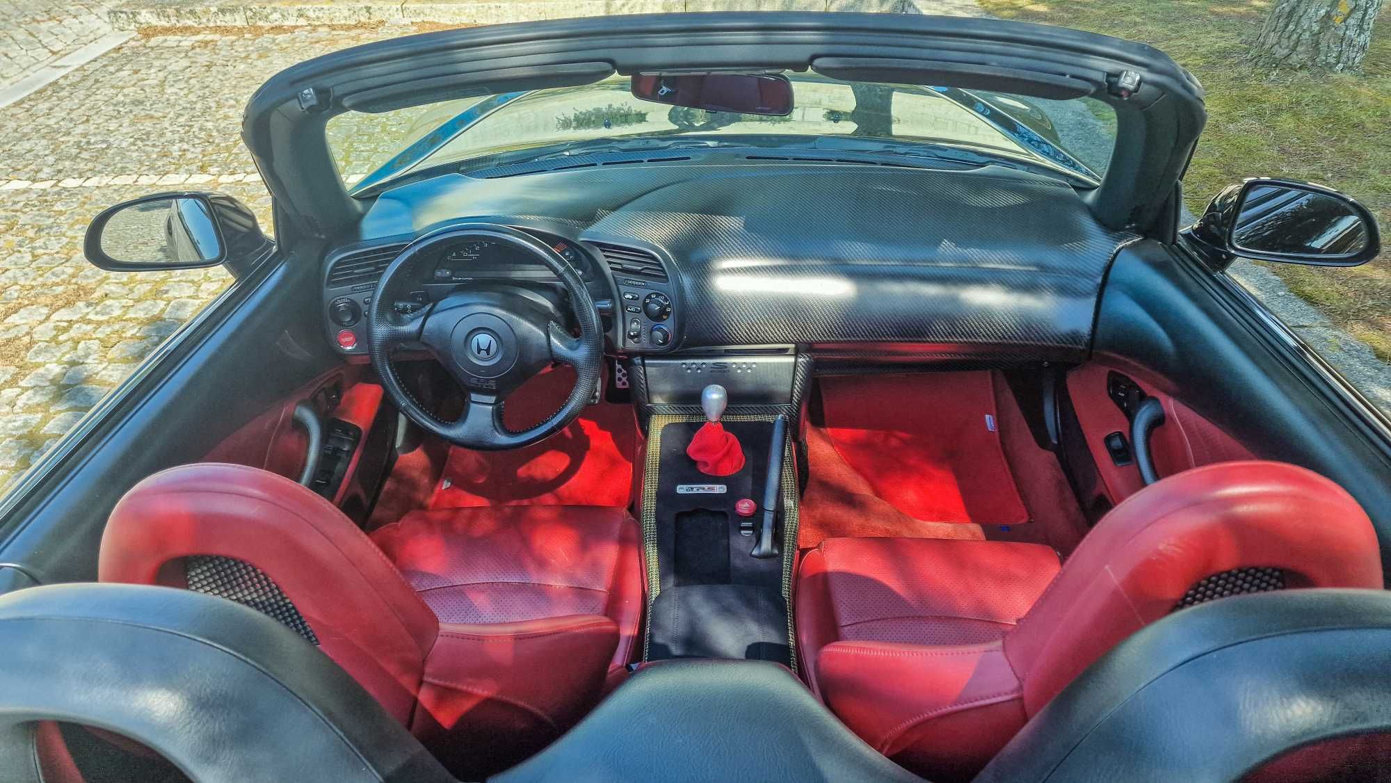 Tablier e consola em carbono Honda S2000