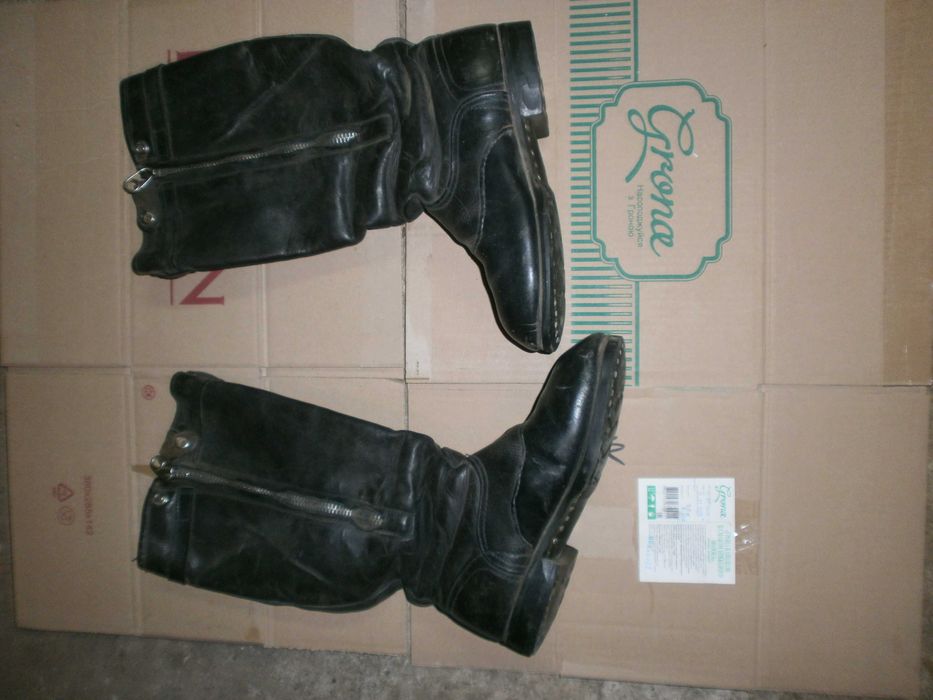 Сапоги  лётные лётчика  кожаные ввс ссср