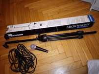 Dynamiczny Mikrofon SAMSON R21 ze stojakem, kablem 25' XLR i klipem