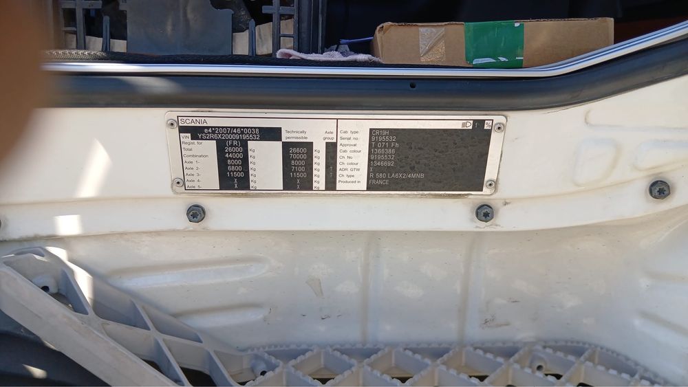 Vendo scania R580  ano 2015