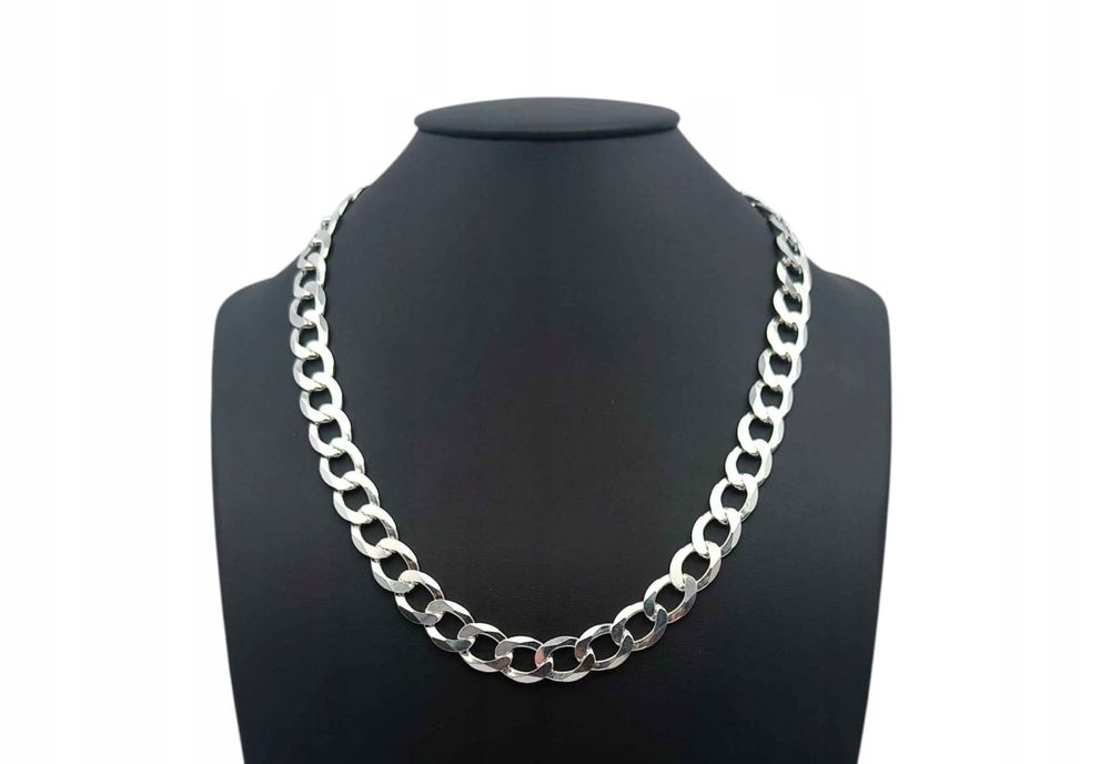 Srebrny Łańcuszek Pancerka 55CM P925 22.61g