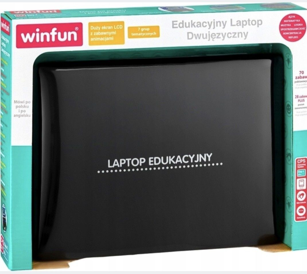Laptop edukacyjny WINFUN dla dzieci dwujęzyczny PL - ANG