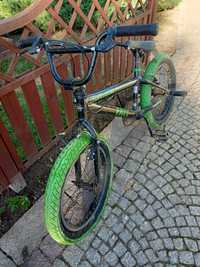 BMX wyczynowy "zielono-czarny"