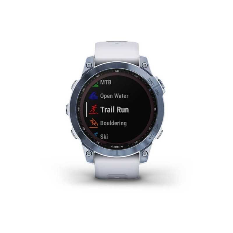 Garmin Fenix 7 Sapphire Solar Mineral Blue DLC Titanium