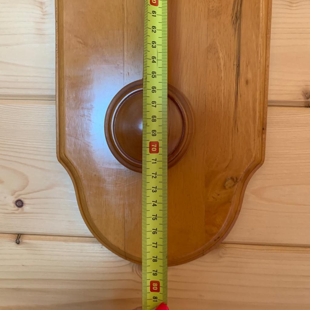 Zegar drewniany 78.5 cm