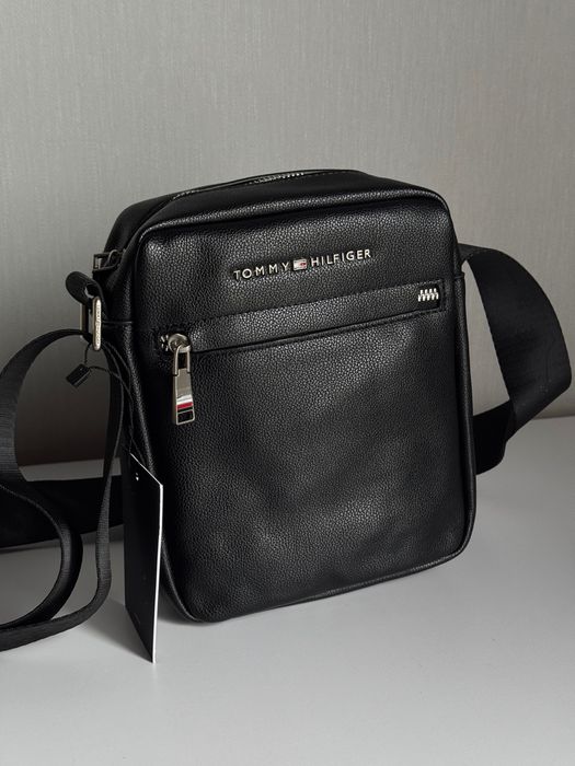 Чоловіча сумка шкіряна барсетка Томі Tommy