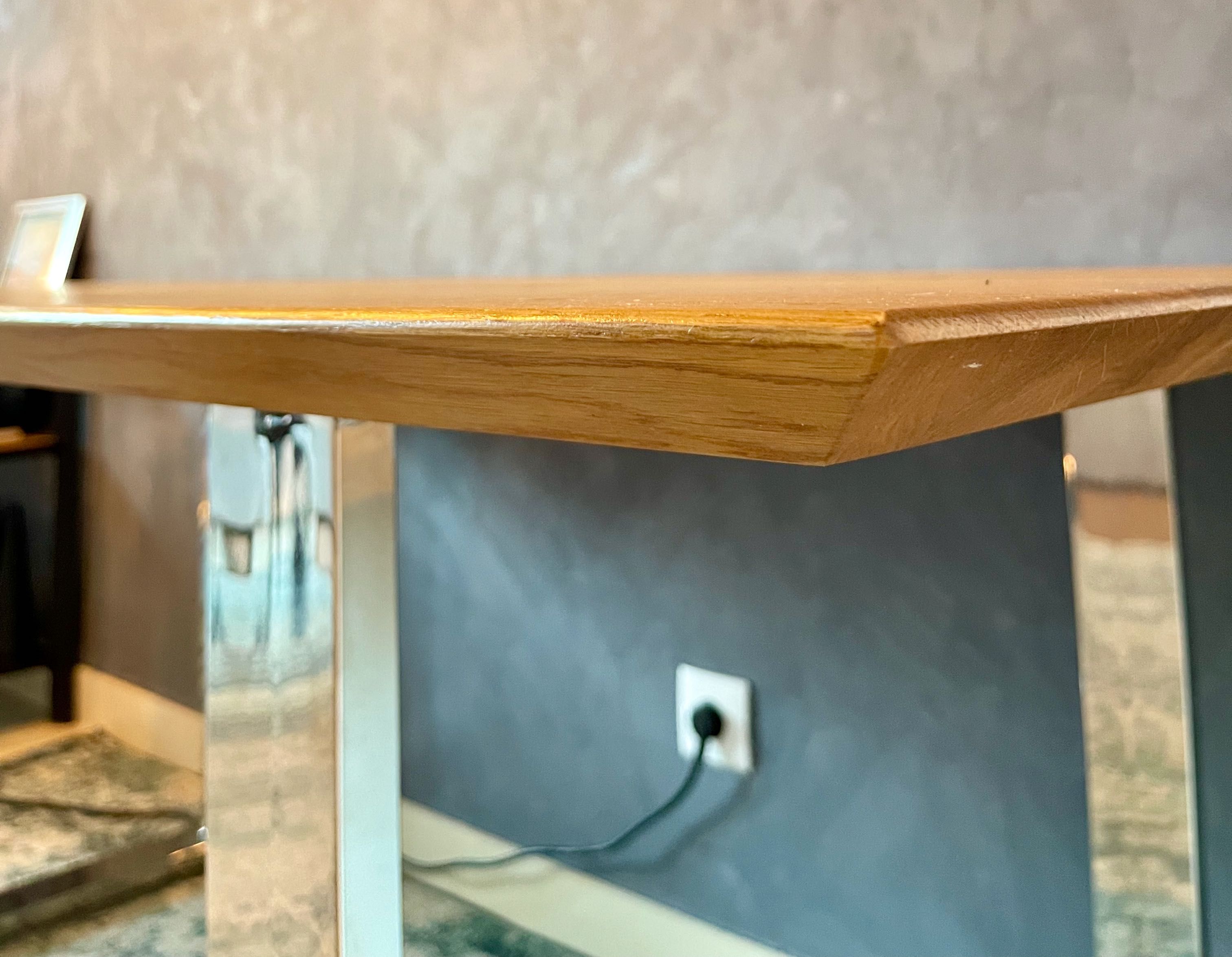 Mesa Kare Design Symphony Oak Chrome 180x90