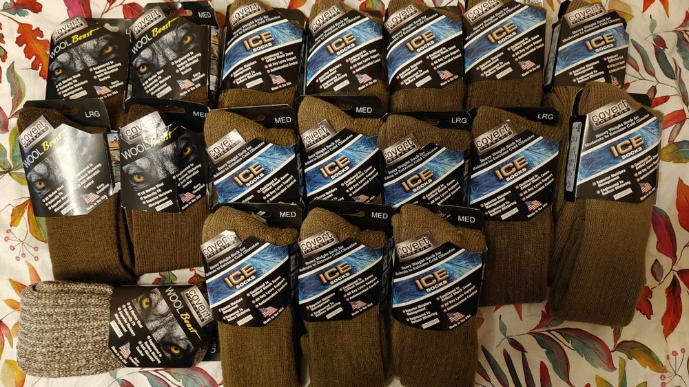 Шкарпетки зимові Covert Threads ICE/WOOL BEAST HEAVY OTC M,L,XL