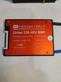 Плата BMS 13S 48V 30A для li-lon аккумулятора