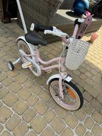 Sprzedam rower Sun Baby Heart Bike 14 cali różowo-bialy super stan