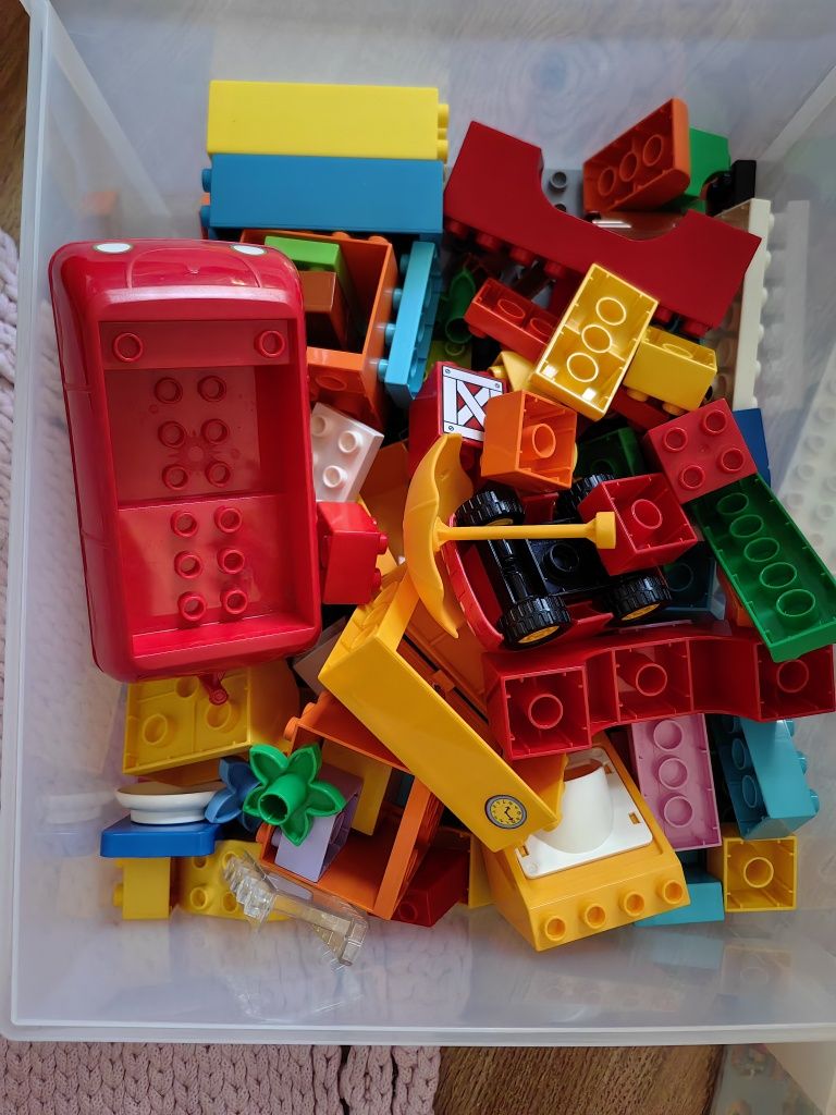 Lego duplo 3zestawy + klocki Peppa Masha