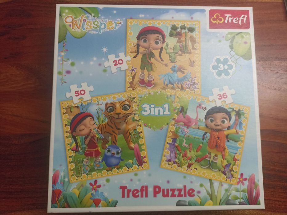 Puzzle Trefl 3+/4+ cały zestaw super stan kompletne 6 pudełek