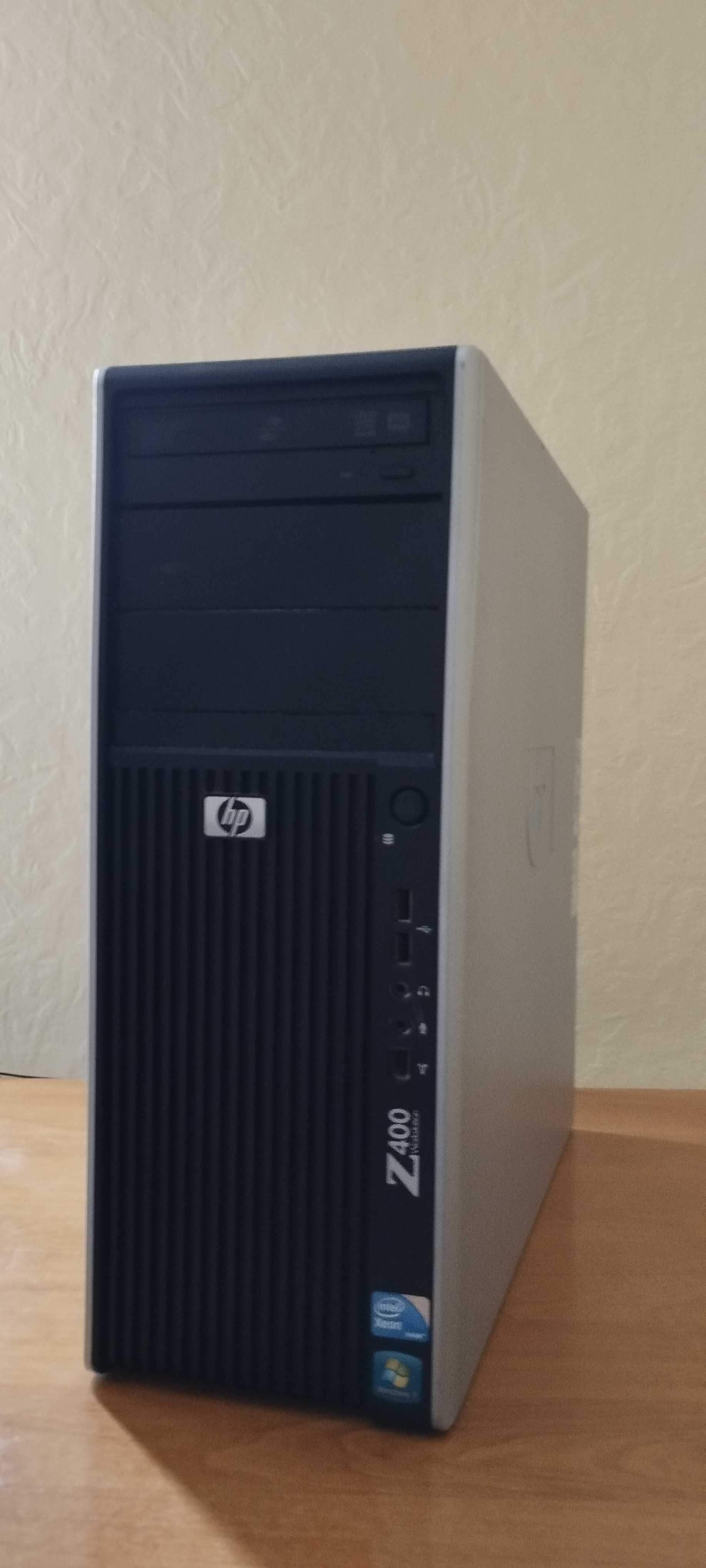 Komputer stacjonarny HP Z400 4x3,33Ghz,SSD 500 GB,16GB Ram,GTX 750 2GB
