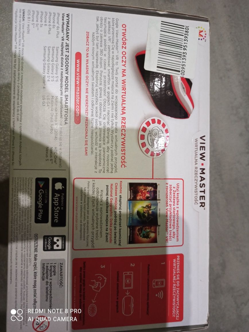 View-Master Gogle 3D wirtualna rzeczywistość