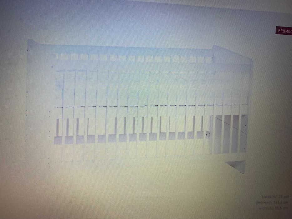 Łóżeczko 2 w 1 VOX Young Users 145 x 75 wraz z materacem i szufladą