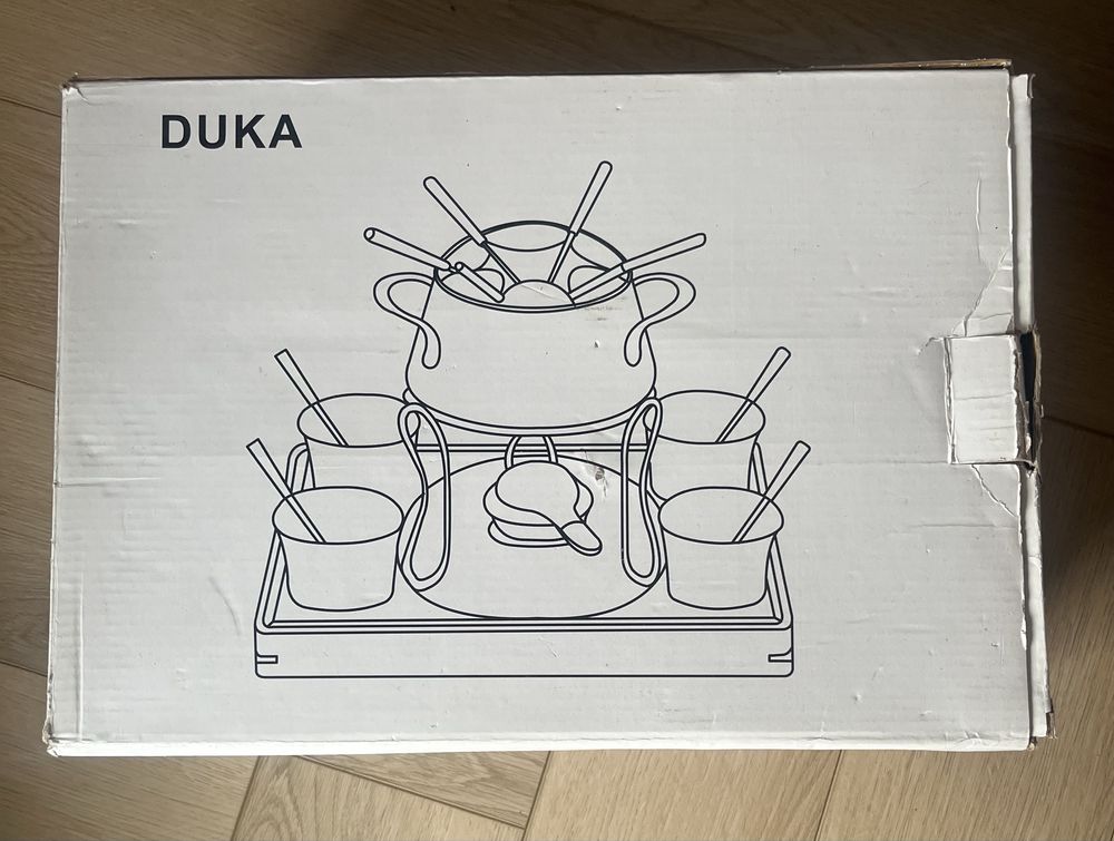 NOWY zestaw do fondue Duka