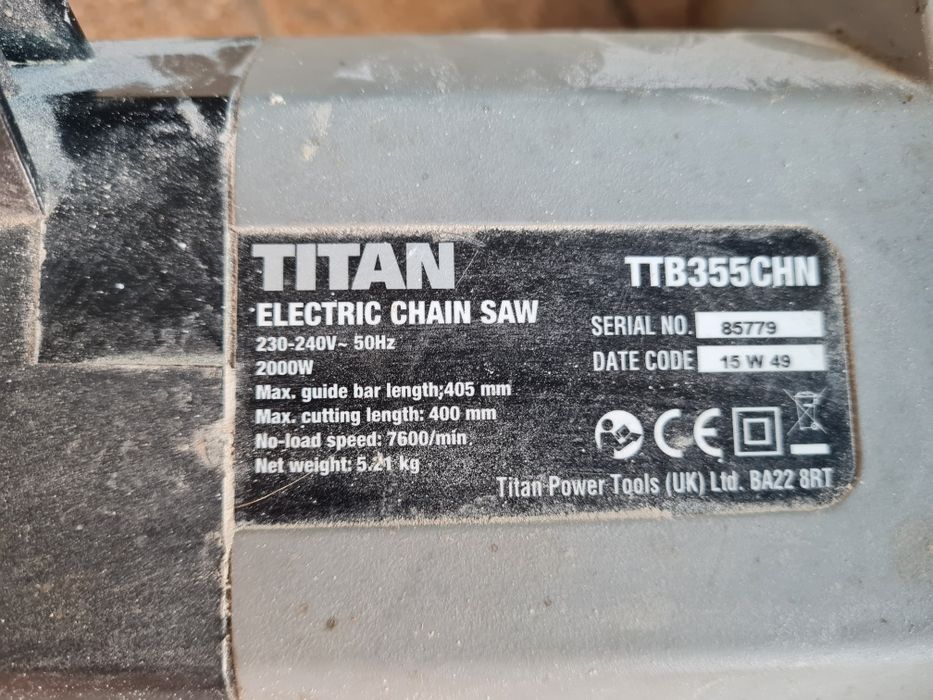 Piła elektryczna titan nie spalinowa