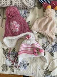 шапочки на девочку 1-2 года