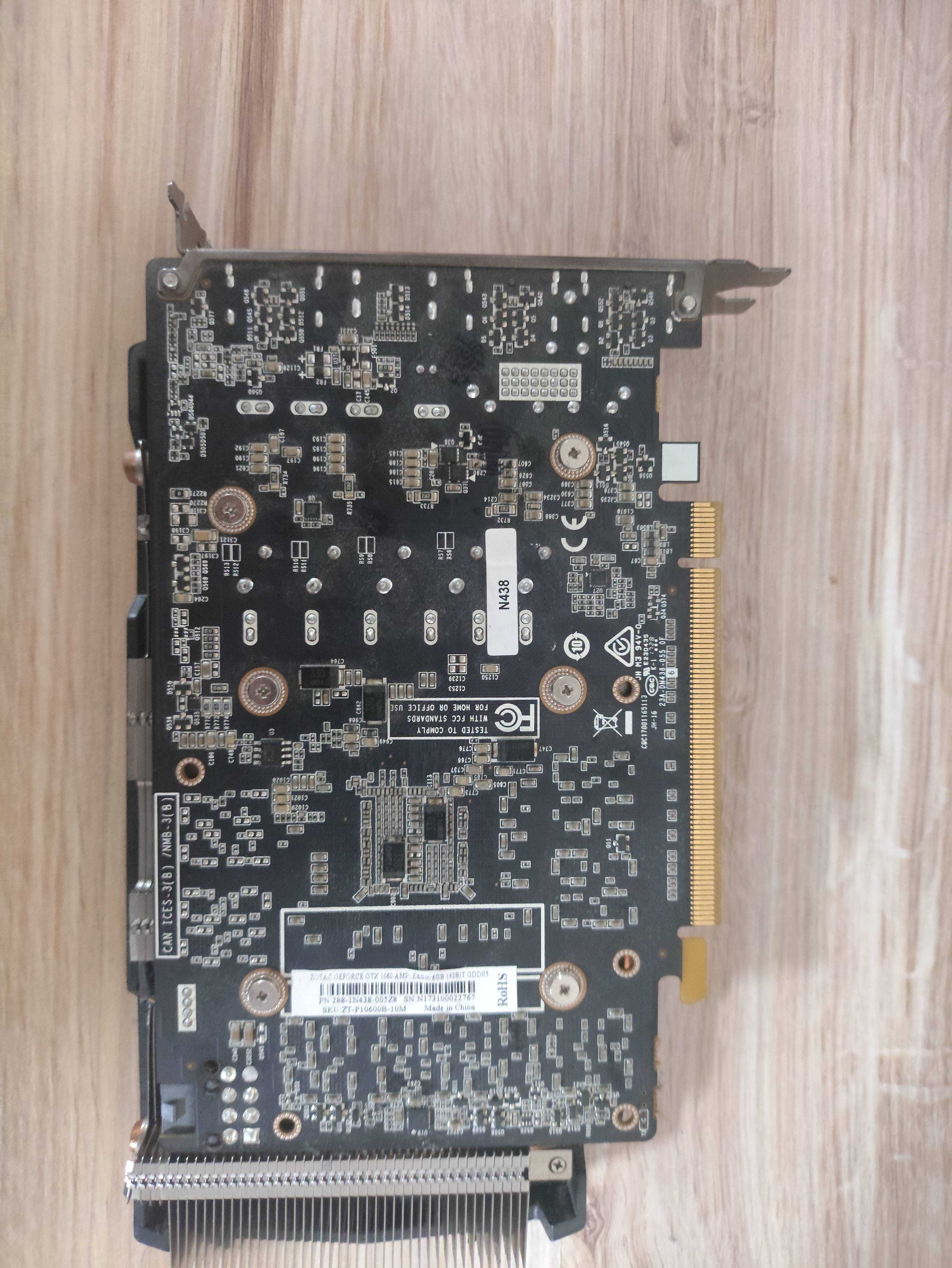 GTX 1060 6gb AMP! Edition