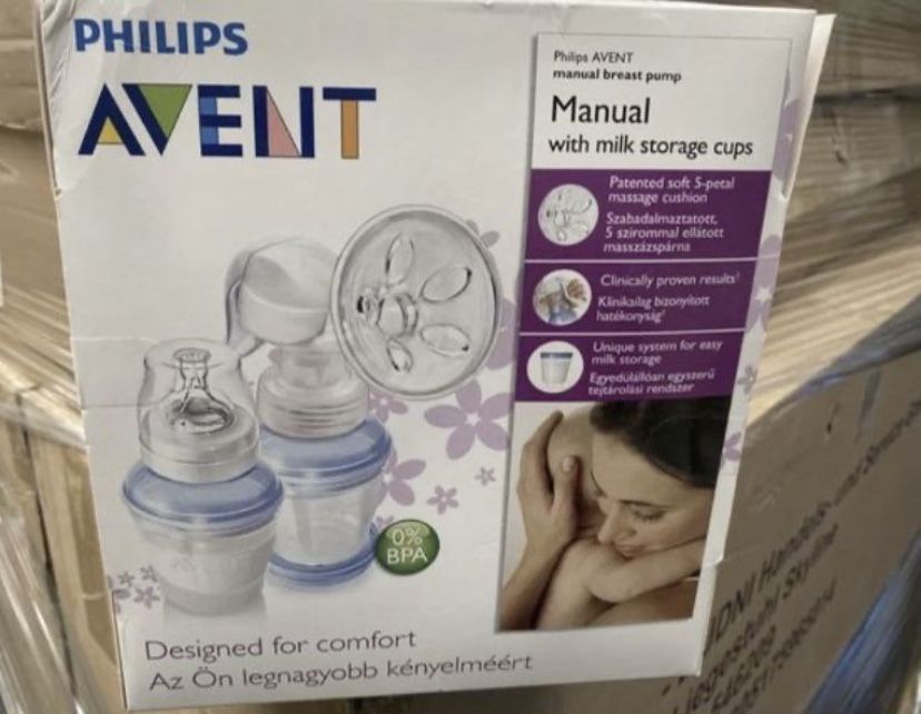 PHILIPS AVENT laktator NOWY NATURAL  + butelka  125 ml