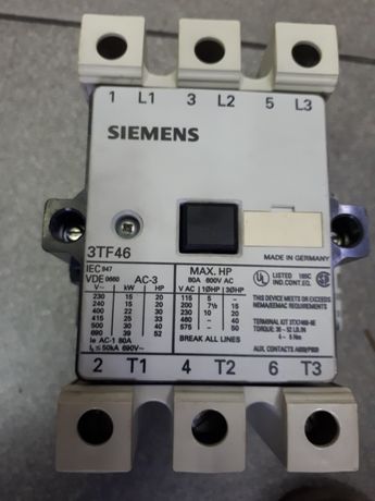 Електромагнитный пускатель 80А SIEMENS 3TF46