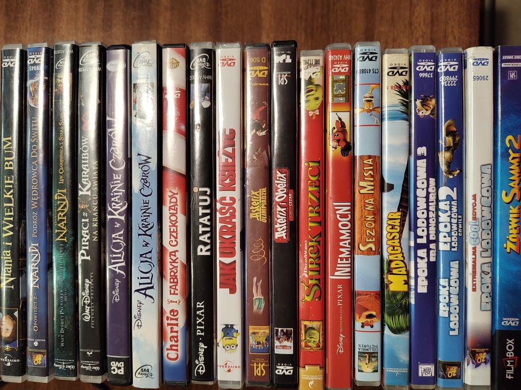 18 kultowych filmów na DVD (+ bonus) dla dzieci