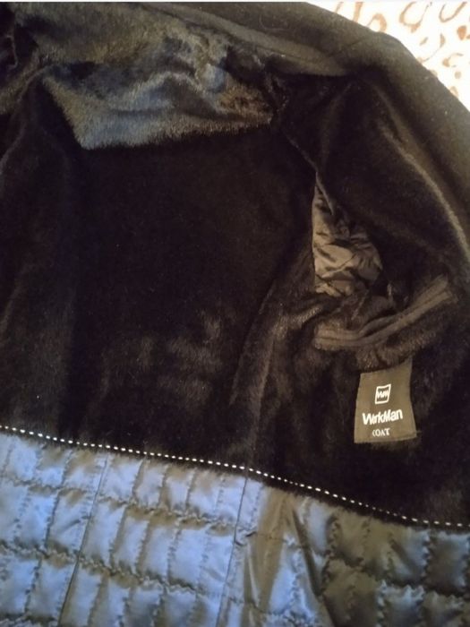 Мужское полупальто двубортное WorkMan  шерсть, кашемир