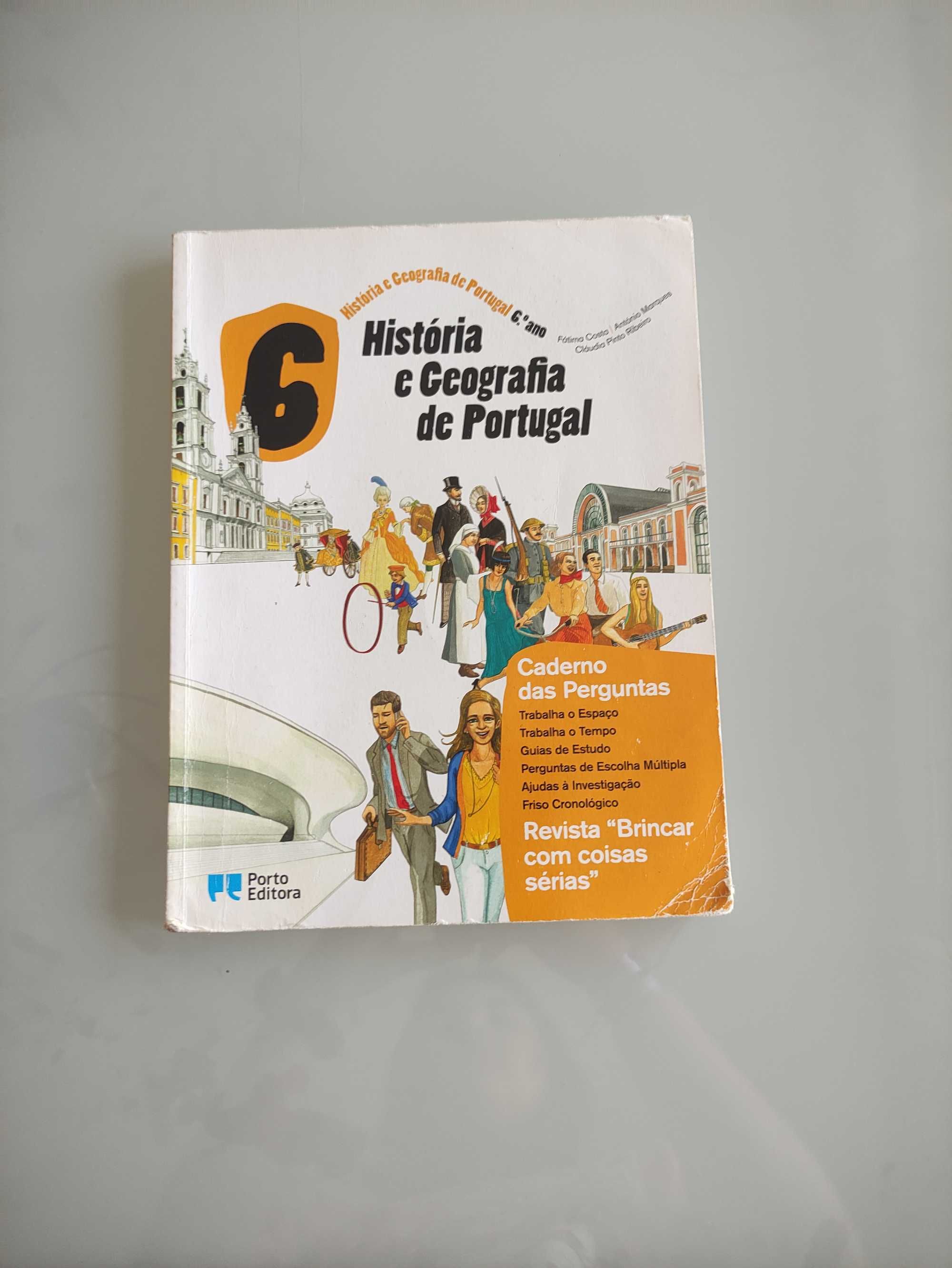 Livros escolares: História e Geografia de Portugal 6º ano